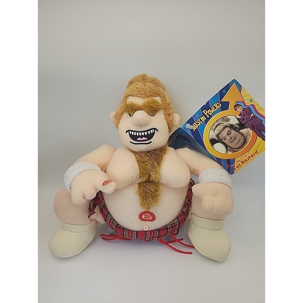 Austin Powers Fat Bastard Pull My Finger Farting Talking Doll Tested and works